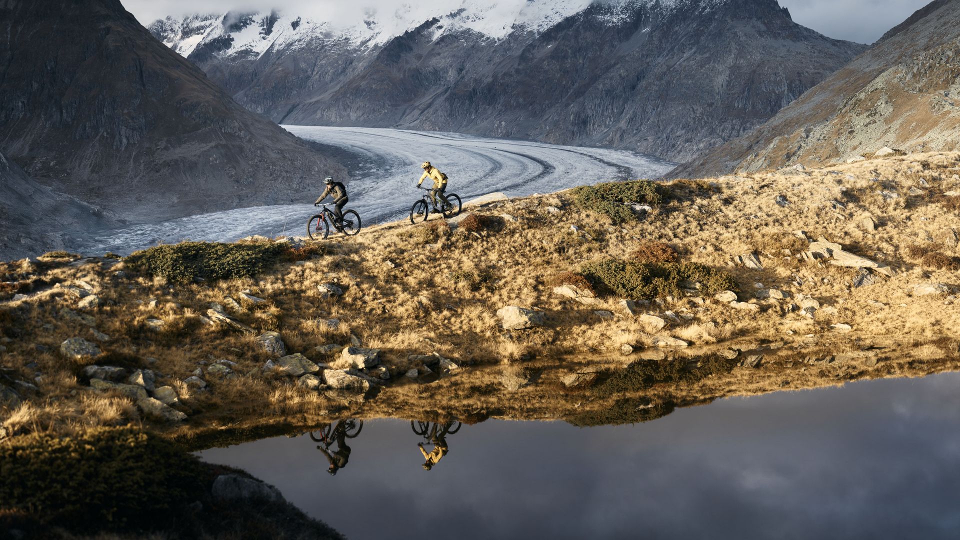 Mountainbiken im Sommer in der Aletsch Arena